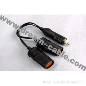 Car Cigarette Lighter Socket 1 to 2